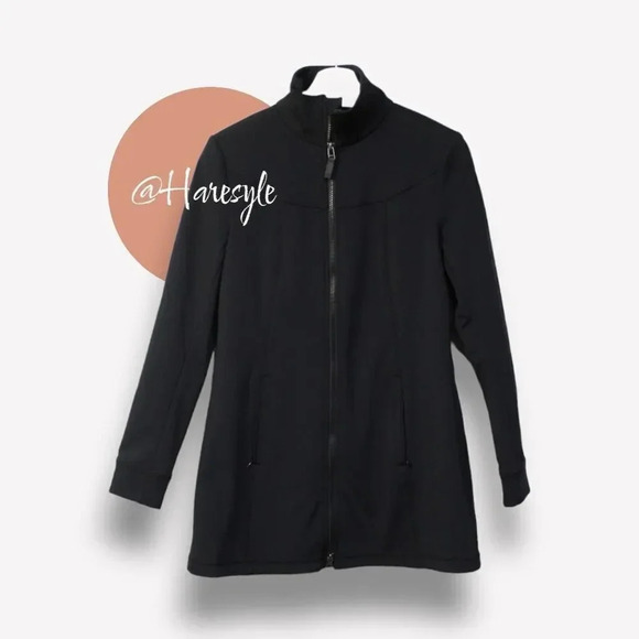 PRANA long black athletic jacket small - Picture 11 of 12